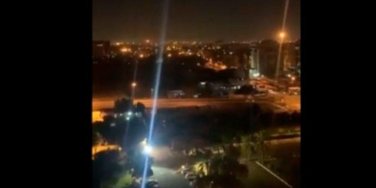 Imagen: Dos cohetes caen donde se encuentra la embajada de Estados Unidos en Bagdad
