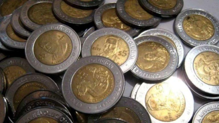 Imagen: Hasta en mil pesos se venden monedas de 5 pesos del Bicentenario