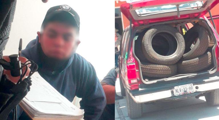 Imagen: Retienen a hombre en Ixmiquilpan por vender llantas en mal estado