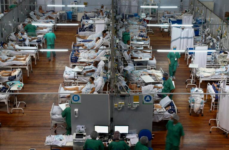 Imagen: Brasil tiene más pacientes jóvenes que viejos en cuidados intensivos por covid