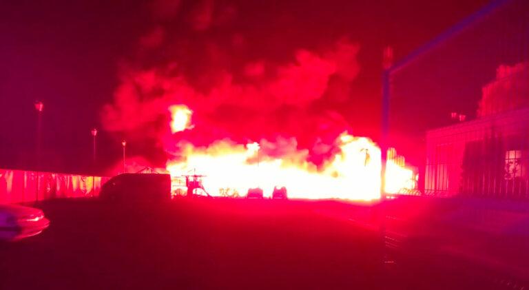 Imagen: Se registra incendio en fábrica de Tepojaco, Tizayuca
