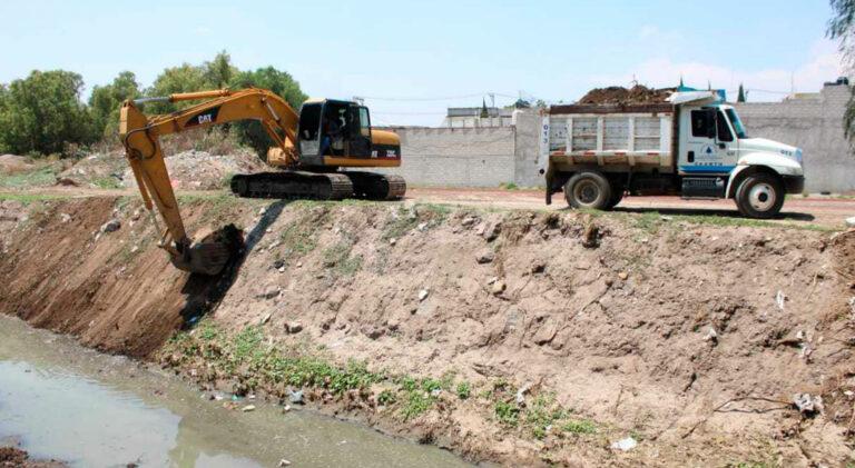 Imagen: Previenen PC y CAAMTH desbordamiento del Río Papalote, en Tizayuca