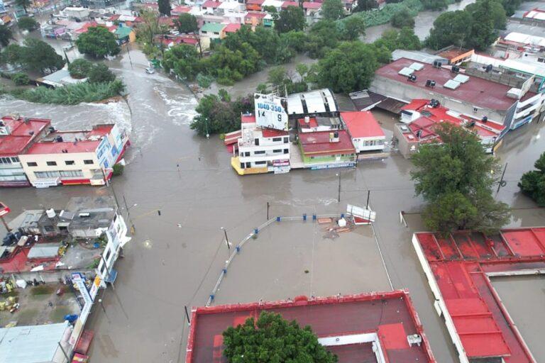 Imagen: Calla Conagua sobre desbordamiento del Río Tula
