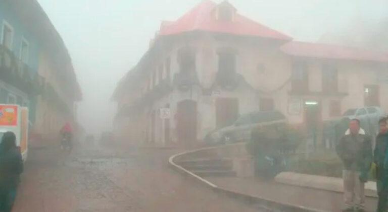 Heladas y bajas temperaturas en Hidalgo por frente frío No.19