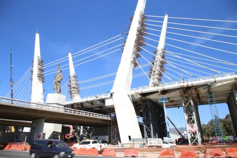 Hoy, 4 de marzo, se cumple un año de la apertura del puente atirantado de  Pachuca