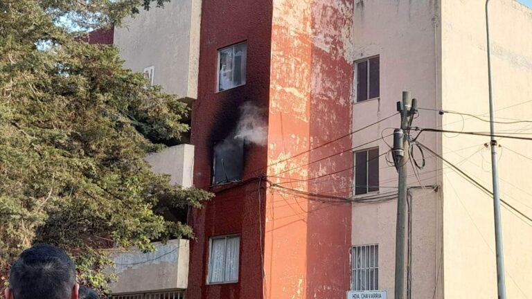 Imagen: Se incendia departamento en el C. Doria