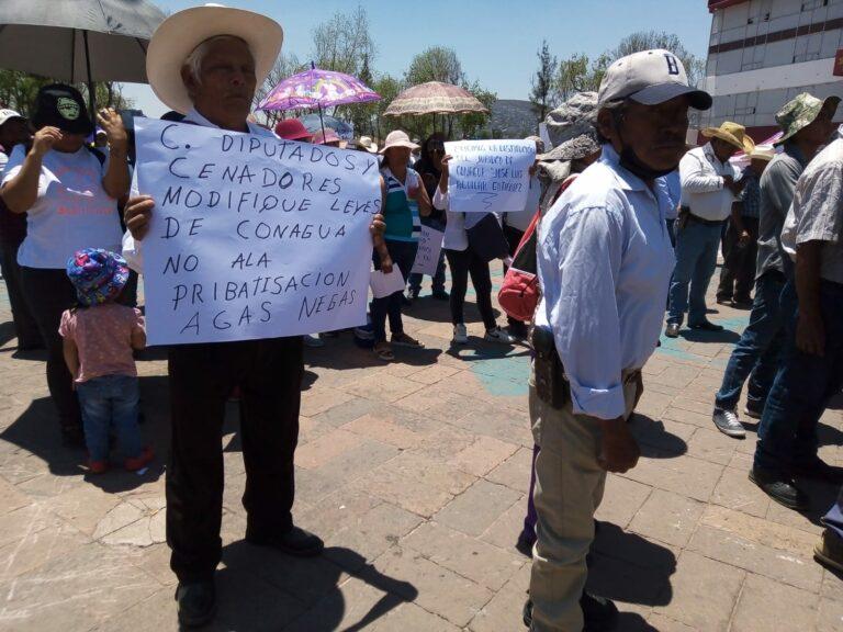 Imagen: Usuarios de módulos de riego se manifestaron en contra de “caciques”