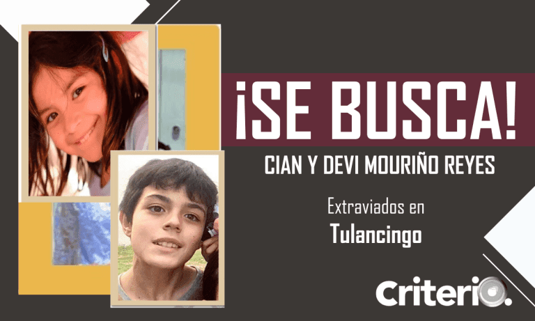 Imagen: Buscan a dos menores desaparecidos en Tulancingo