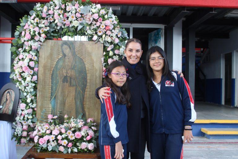 Imagen: Misa a la Virgen de Guadalupe en el Consorcio Educativo Londres-UCLAH