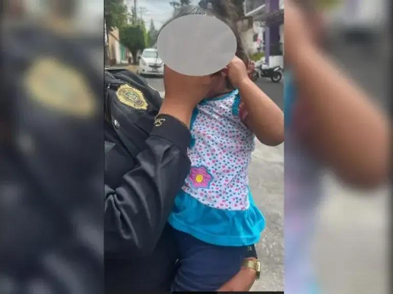 Imagen: Abandonan a niña de dos años en la alcaldía Álvaro Obregón