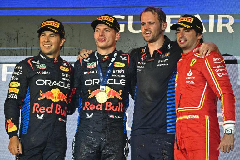 Imagen: Checo, segundo lugar en Baréin, Verstappen se queda con triunfo