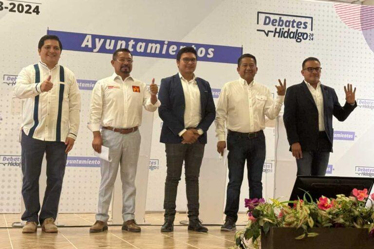 Imagen: Candidatos a alcaldía de Ixmiquilpan se señalan durante debate