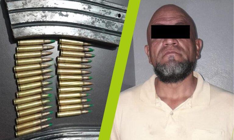 Imagen: Detenido extranjero con cartuchos de alto calibre en Cuautepec