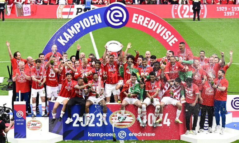 Imagen: PSV Eindhoven se corona campeón de la Eredivisie con victoria sobre el Sparta de Róterdam