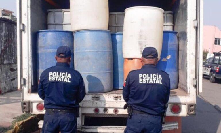 Imagen: Decomisa SSPH 4 mil 200 litros de combustible en Tulancingo