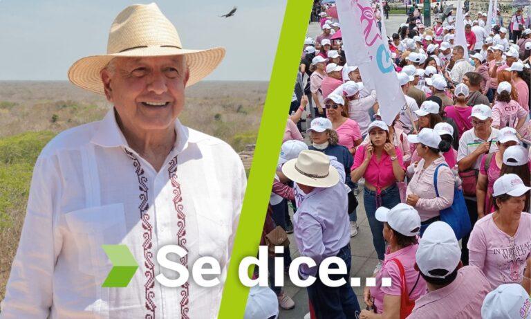Imagen: Se dice que… la visita de AMLO hoy a Hidalgo, la concentración de la marea rosa en Pachuca y más