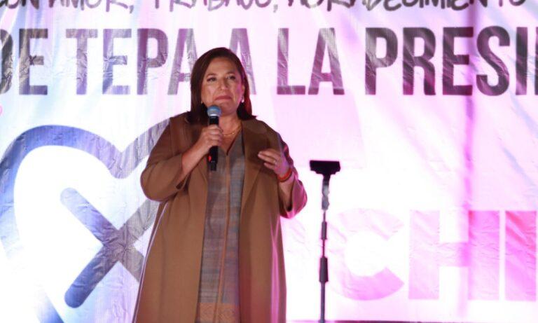 Imagen: Cierra Xóchitl Gálvez su campaña presidencial en Tepatepec, Hidalgo
