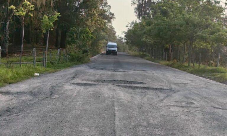 Imagen: Demandan mantenimiento de la carretera a Santa Lucía, en Calnali