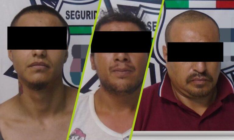 Imagen: Detienen a 3 hombres en Pachuca, por armas y presunta droga