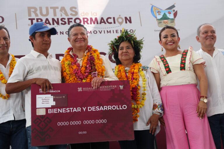 Imagen: Se reinician entregas de programas de Bienestar en Hidalgo tras receso electoral