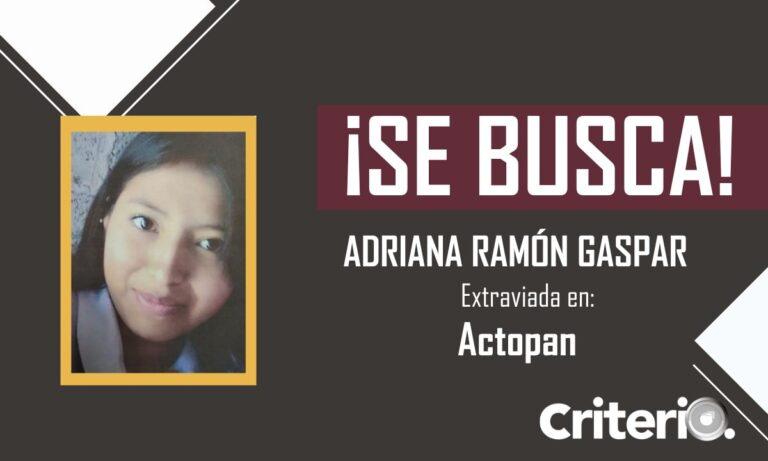 Imagen: Ayuda a localizar a Adriana Ramón en Actopan