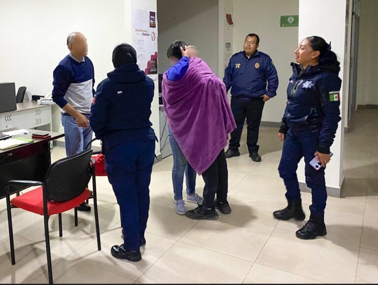 Imagen: Policía Violeta apoyó a un menor perdido