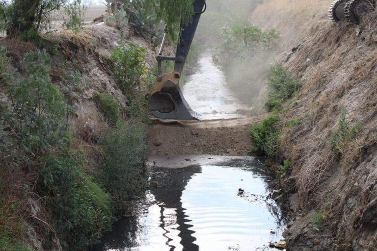 Imagen: Demandan desazolvar el río Papalote, en Tizayuca