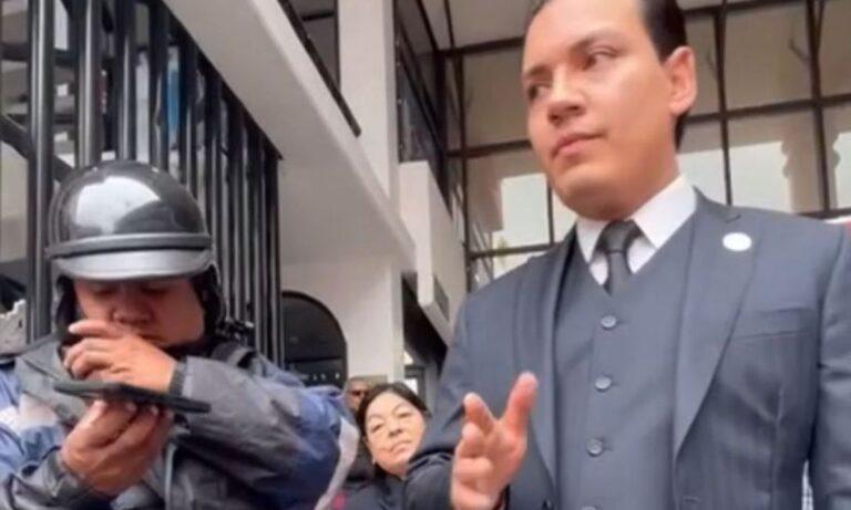 Imagen: Irrumpe Adelfa con un grupo de choque en Cenhies