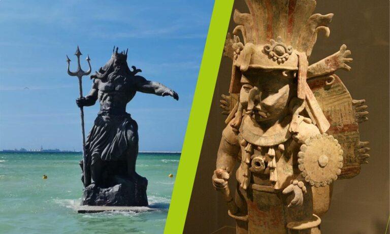 Imagen: ¿Venganza divina? Yucatecos culpan a Chaac por fuertes lluvias tras colocar una estatua de Poseidón