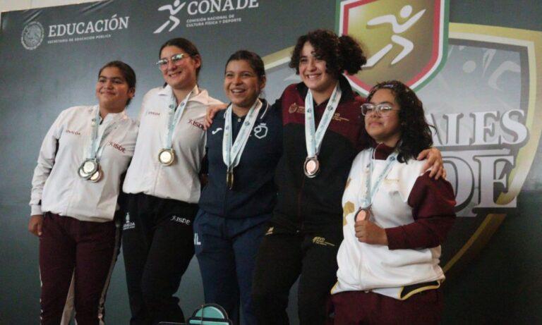 Imagen: Mónica Saucedo da la tercera medalla a halterofilia hidalguense, en Campeche