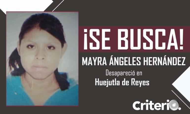 Imagen: Ayuda a localizar a Mayra Ángeles Hernández, se extravió en Huejutla de Reyes