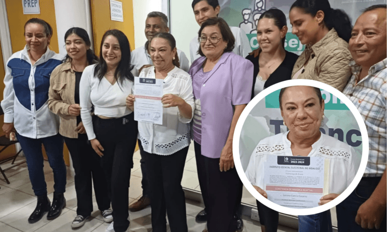 Imagen: Lorena García Cázares recibe constancia de mayoría y anuncia sus primeras actividades como alcaldesa de Tulancingo