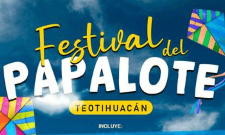 Imagen: Vuela alto en el Festival del Papalote en Teotihuacán, a 1 hora de Pachuca