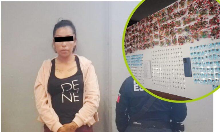Imagen: Detenida en Ixmiquilpan con más de 500 dosis de drogas