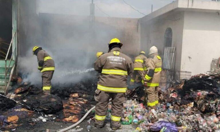 Imagen: Controlan incendio en viviendas de El Pedregal, Tizayuca