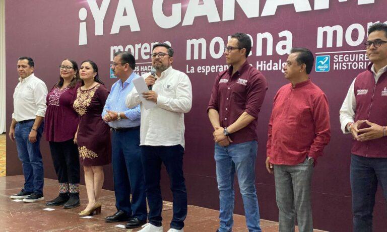 Imagen: Morena Hidalgo anuncia “carro completo” en cargos federales y Congreso local