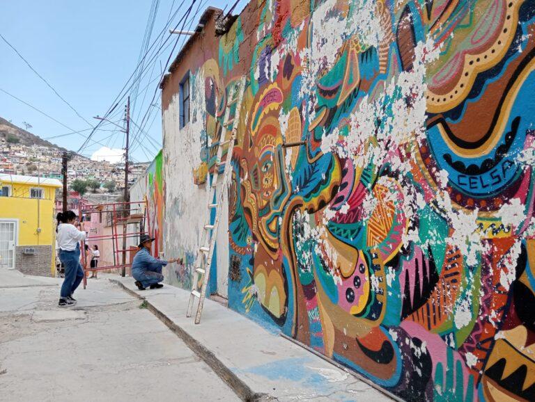 Imagen: Color para el barrio: Los nuevos murales de El Arbolito