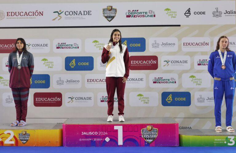 Imagen: ¡Histórica! Belén Santolaya se convirtió en máxima medallista de Hidalgo en justas multidisciplinarias