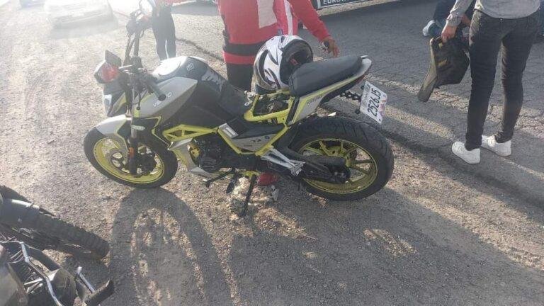 Imagen: Dos mujeres lesionadas deja accidente de motocicleta en Tizayuca