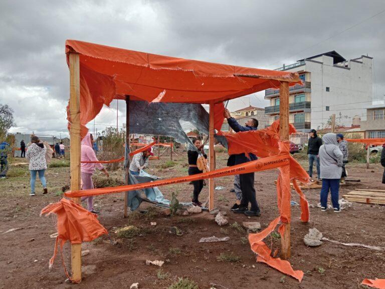 Imagen: Con bloqueo en la México-Pachuca, revive conflicto por predio en La Palma