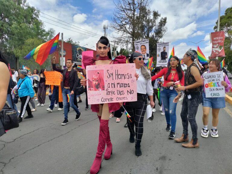 Imagen: Comunidad LGBT realiza marcha en Tizayuca