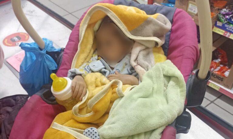Imagen: VIDEO: Así rescataron a un bebé abandonado en un 3B de Pachuca