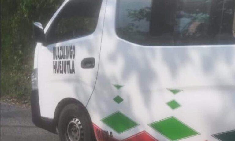 Imagen: Operador de Urvan “baja” a pasajeros en sitio desolado de Huazalingo