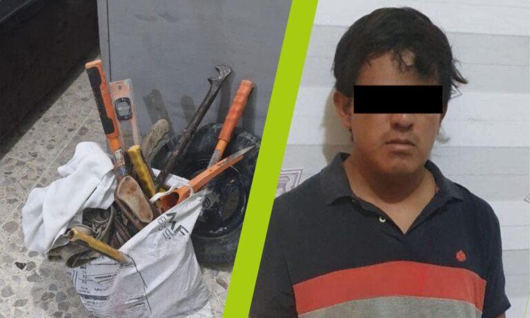 Imagen: Detienen a sujeto por robo de herramientas en Atotonilco el Grande