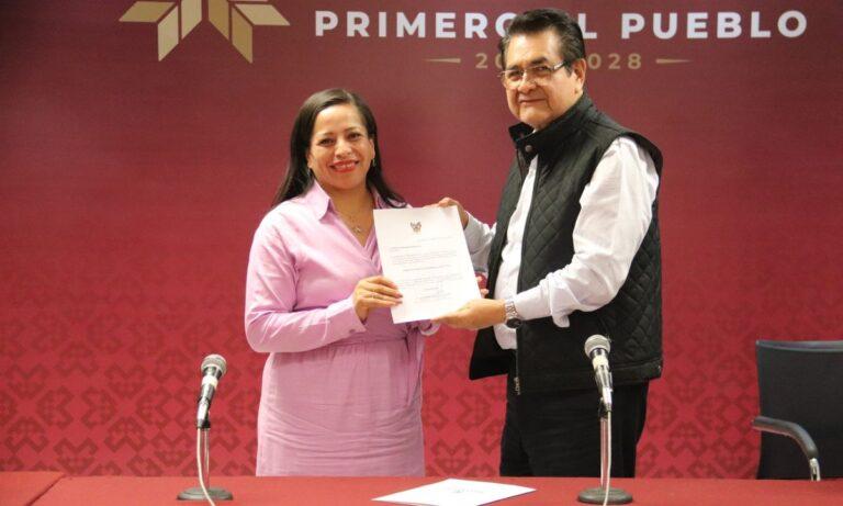 Imagen: Bertha Miranda Rodríguez es nombrada nueva titular de la Subsecretaría de Desarrollo Político en Hidalgo