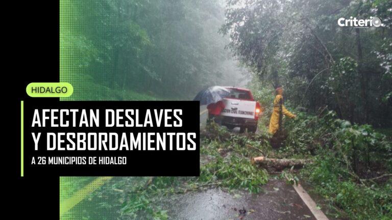 Imagen: Afectan deslaves y desbordamientos a 26 municipios de Hidalgo