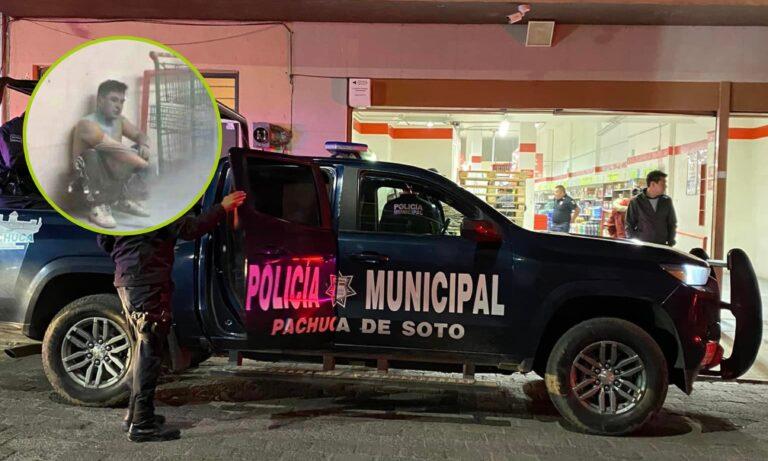 Imagen: Empleados de tienda 3B en Pachuca capturan a ladrón