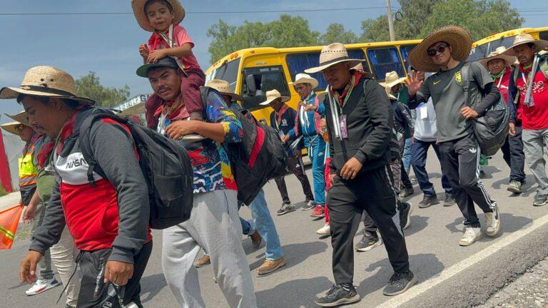 Imagen: Arriba contingente de 35 mil peregrinos a Tepeji del Río