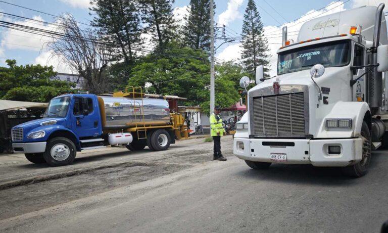 Imagen: Mantenimiento del bulevar López Mateos, en Huejutla , sin fecha de conclusión