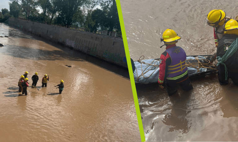 Imagen: Ubican cadáver del masculino que cayó al Río San Lorenzo, en Tulancingo